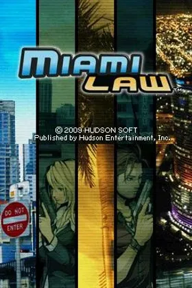 Miami Law (USA) (En,Fr,Es) screen shot title